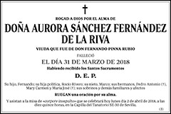 Aurora Sánchez Fernández de la Riva